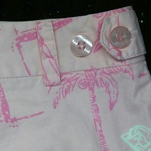 LILLY PULITZER Shorts PINK Beach Scene